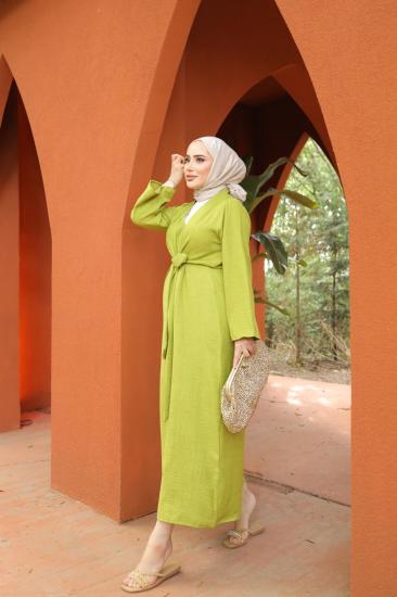 F. Yeşili Pinterest Elbise 